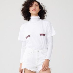 NWT AGOLDE Parker Vintage Cut-Off Short in Detour